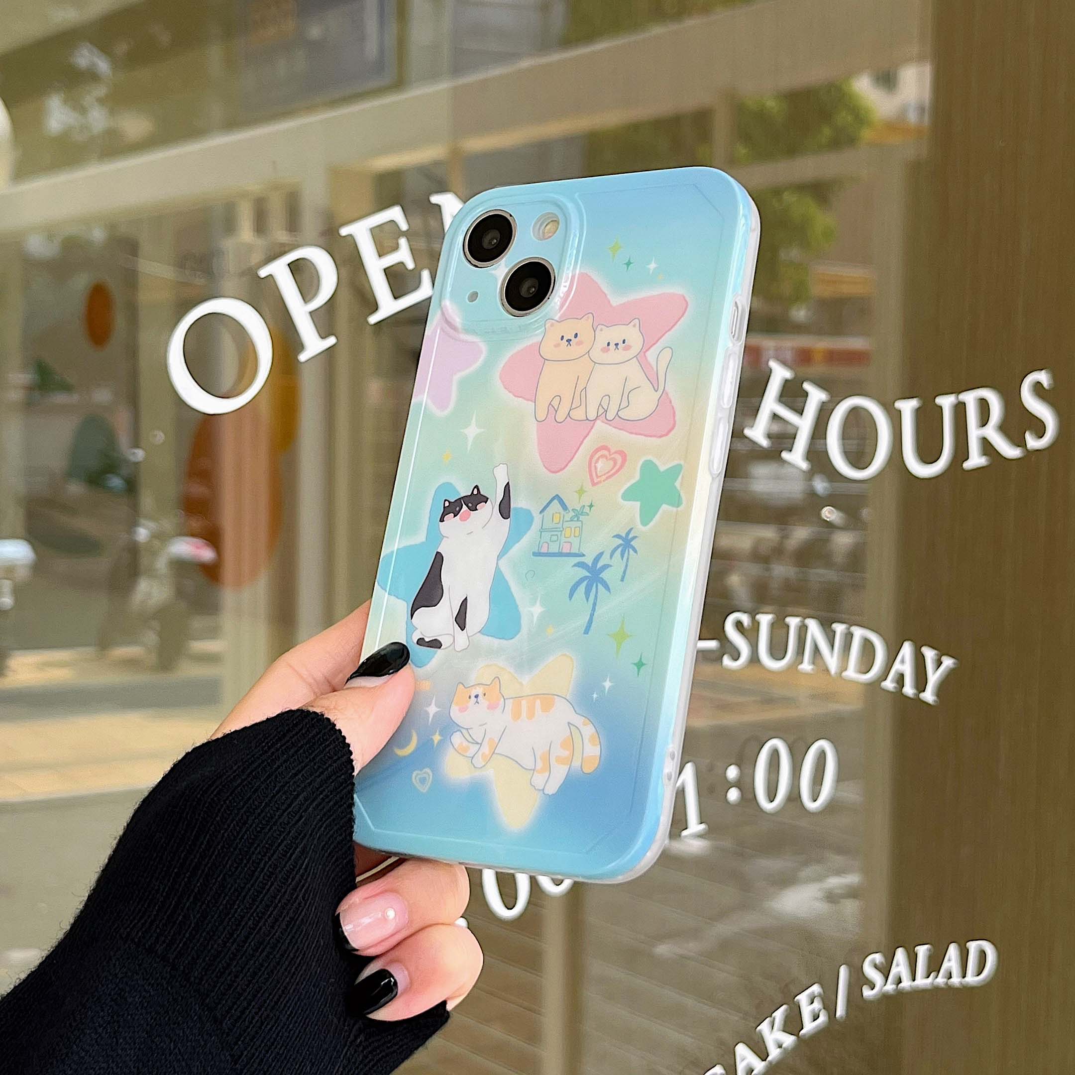 Kawaii iPhone Cat Phone Case