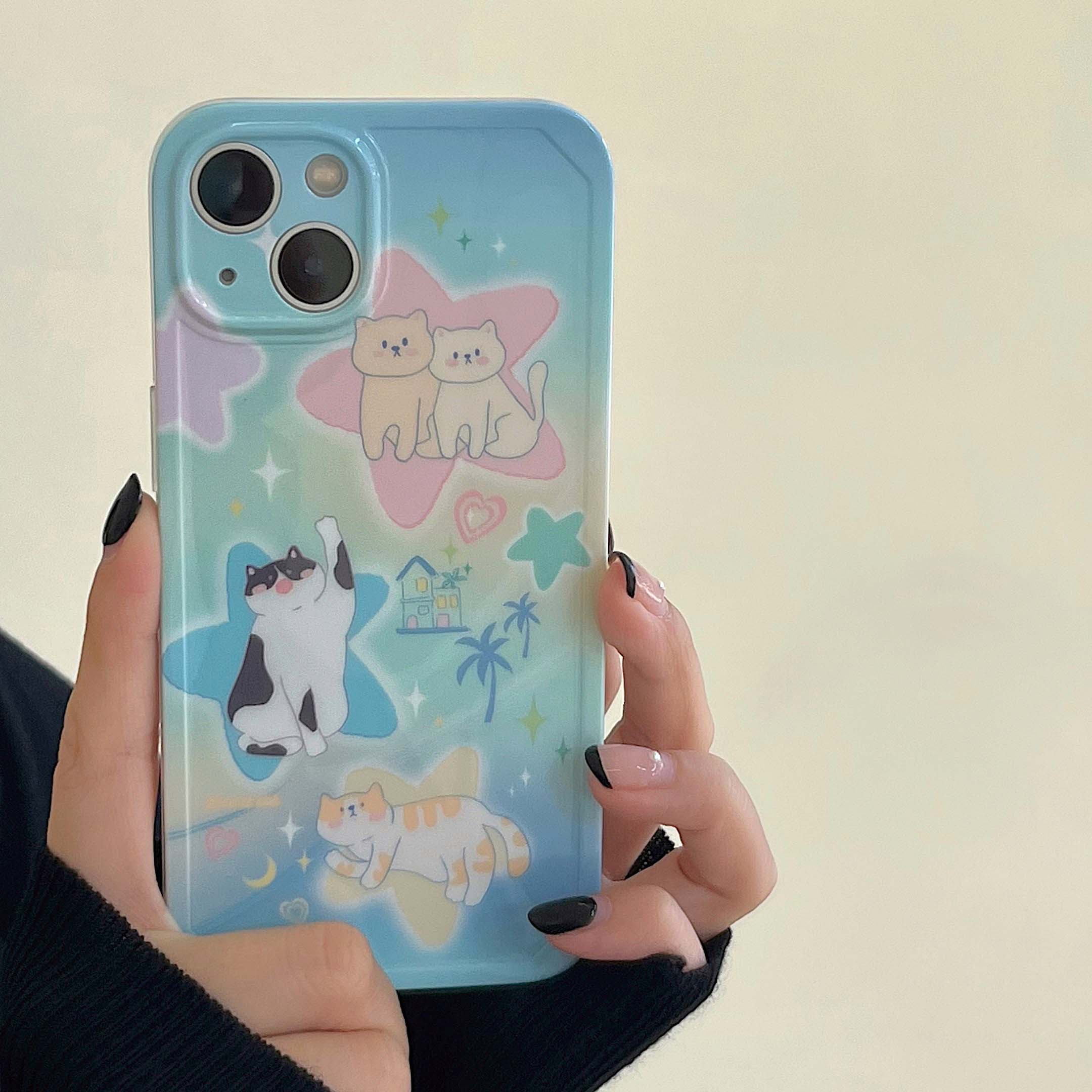Kawaii iPhone Cat Phone Case