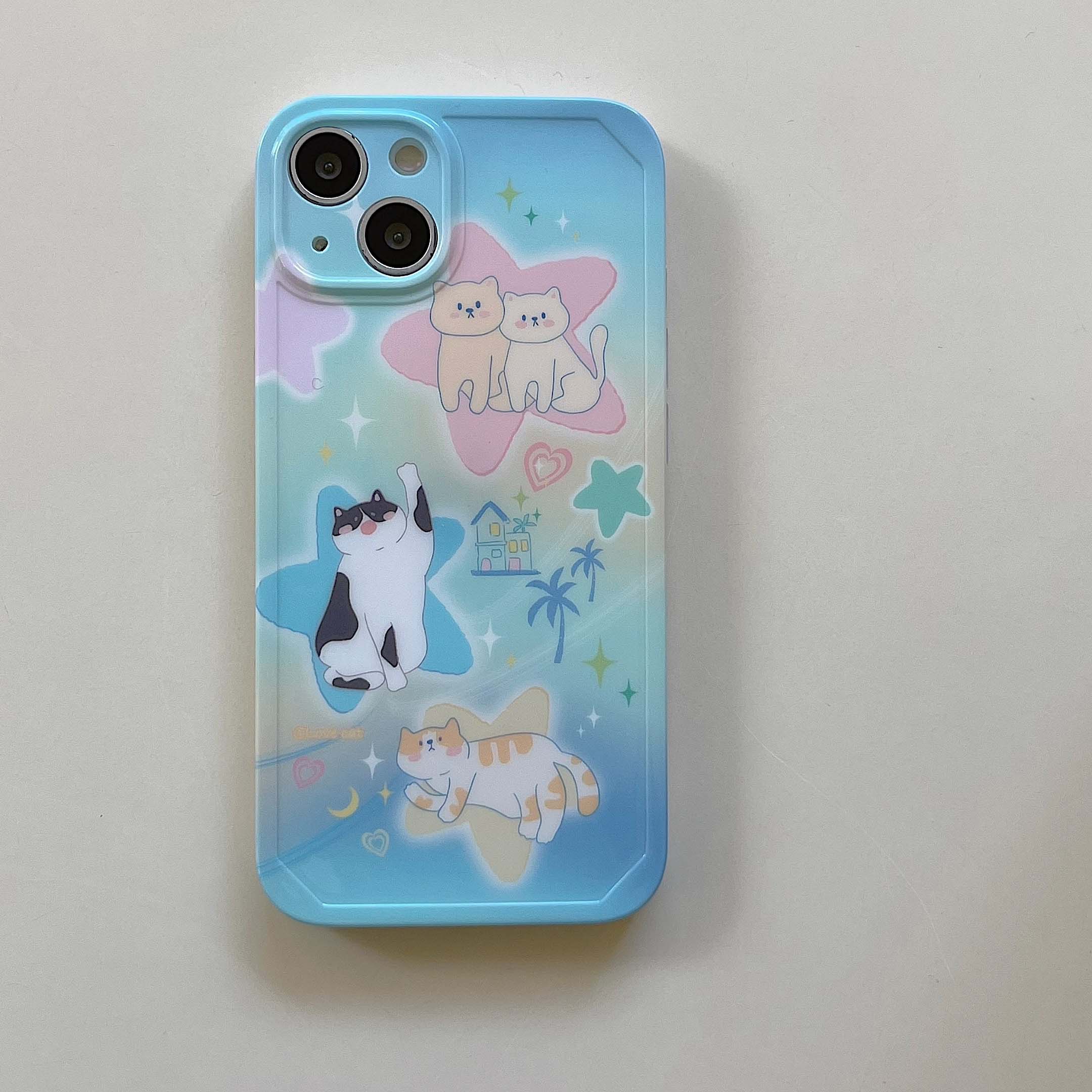 Kawaii iPhone Cat Phone Case