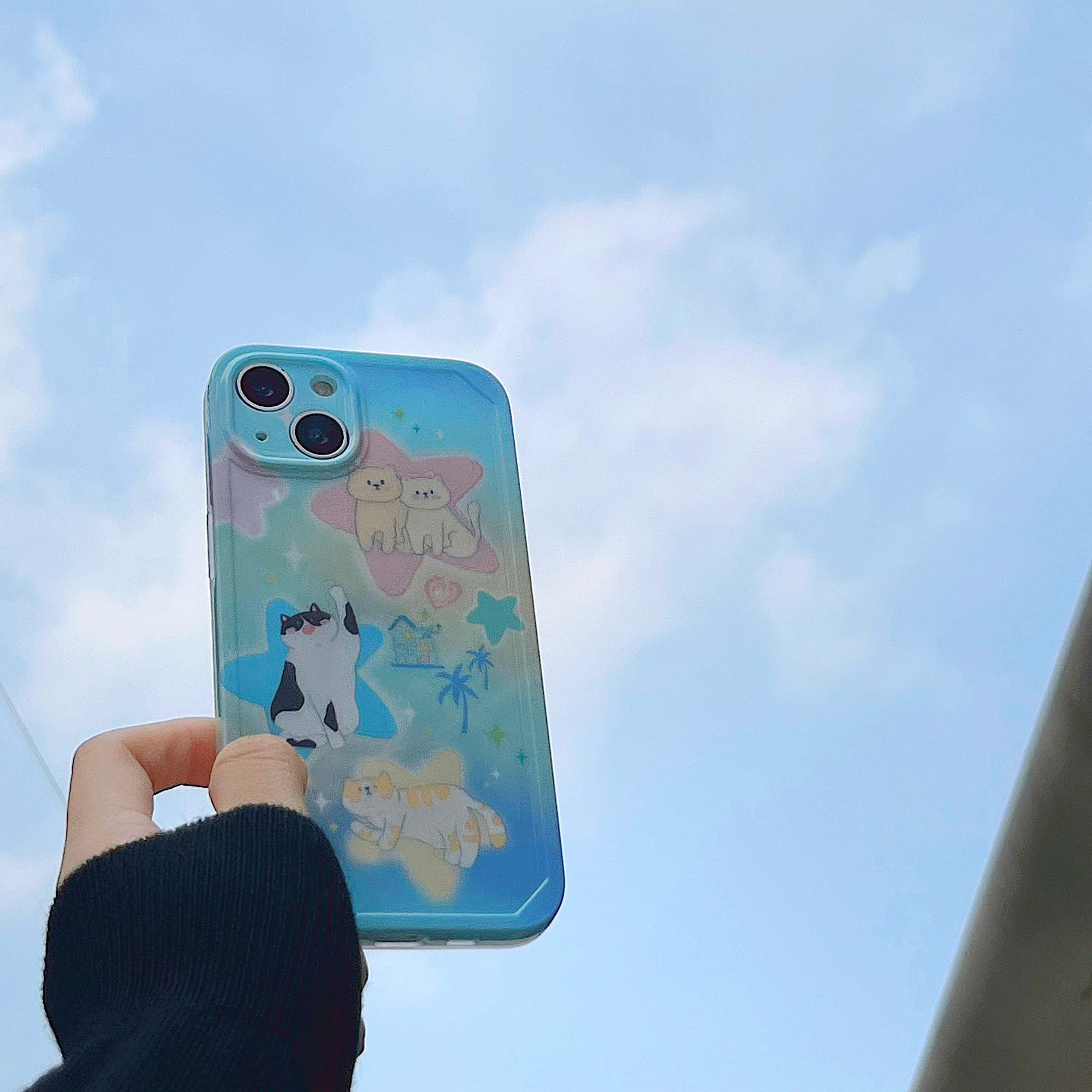 Kawaii iPhone Cat Phone Case