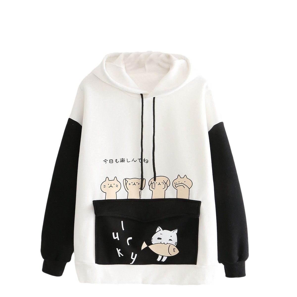 Kawaii Japanese Cat hoodie