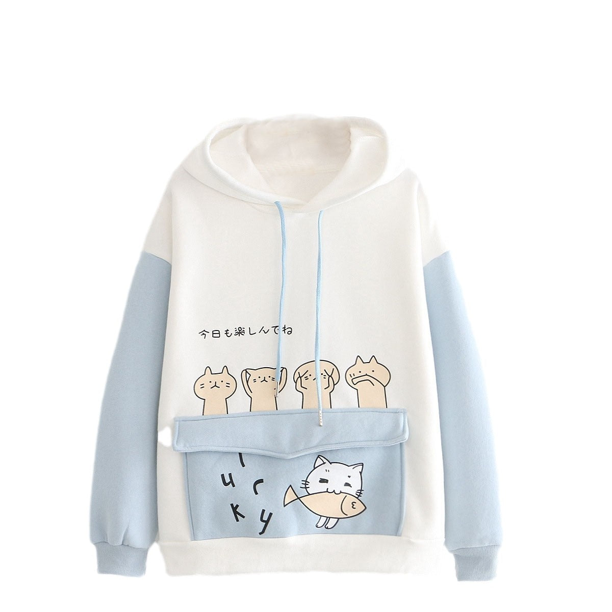 Kawaii Japanese Cat hoodie
