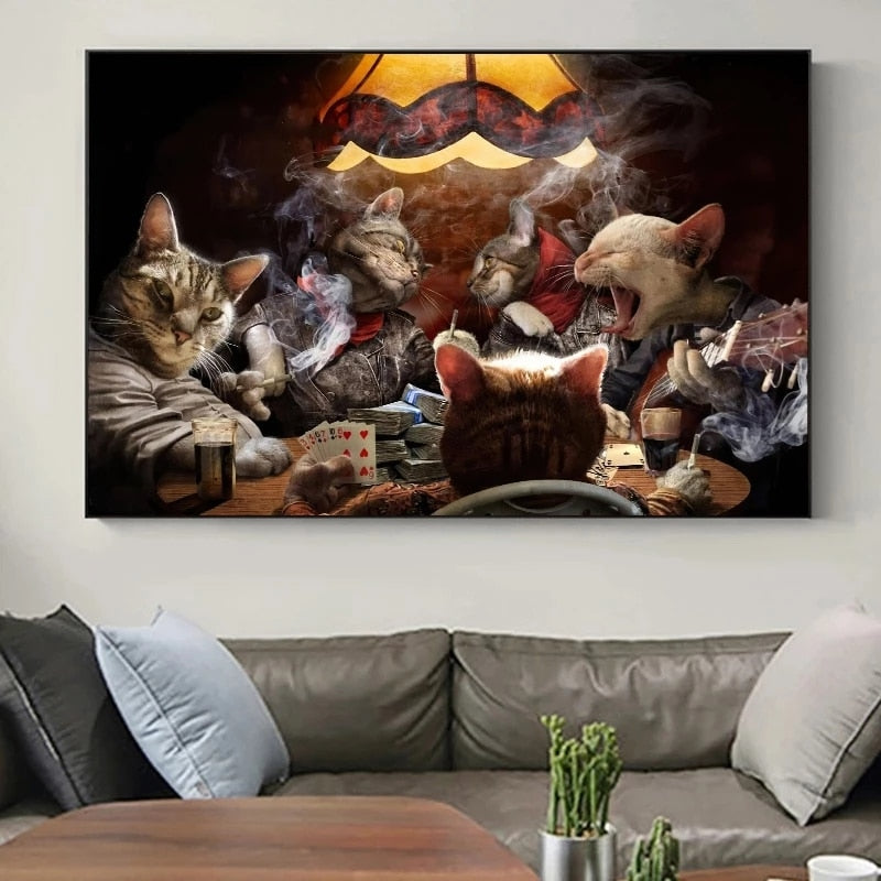 Large Cat Wall Art