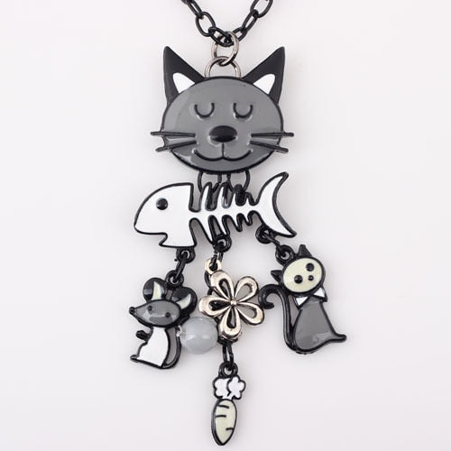 Lenora Dame Cat Necklace