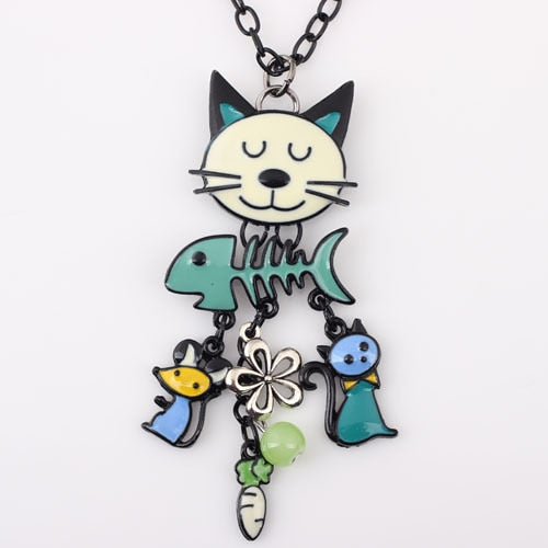 Lenora Dame Cat Necklace