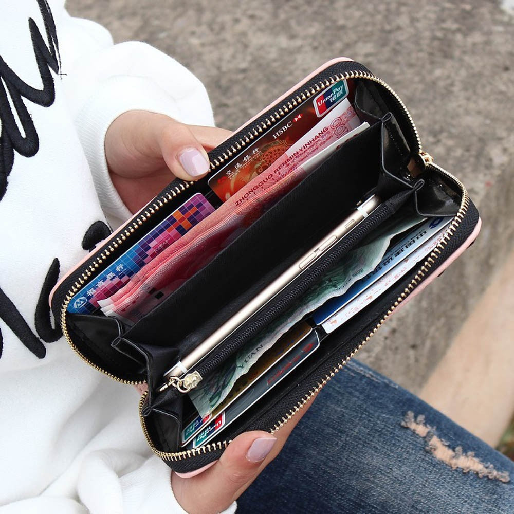 Long Cartoon Cat Purse