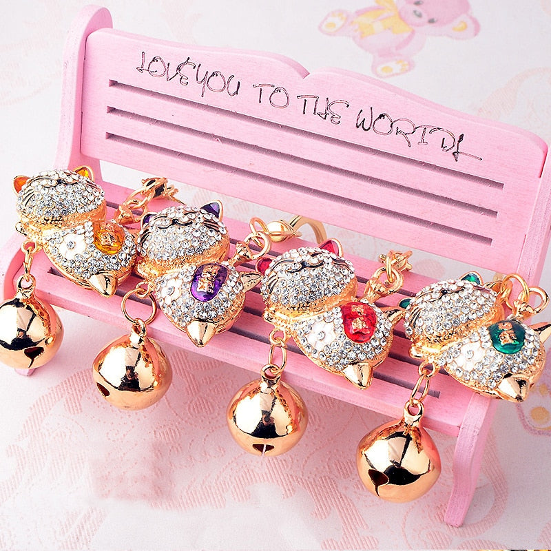 Lucky Cat Keychain