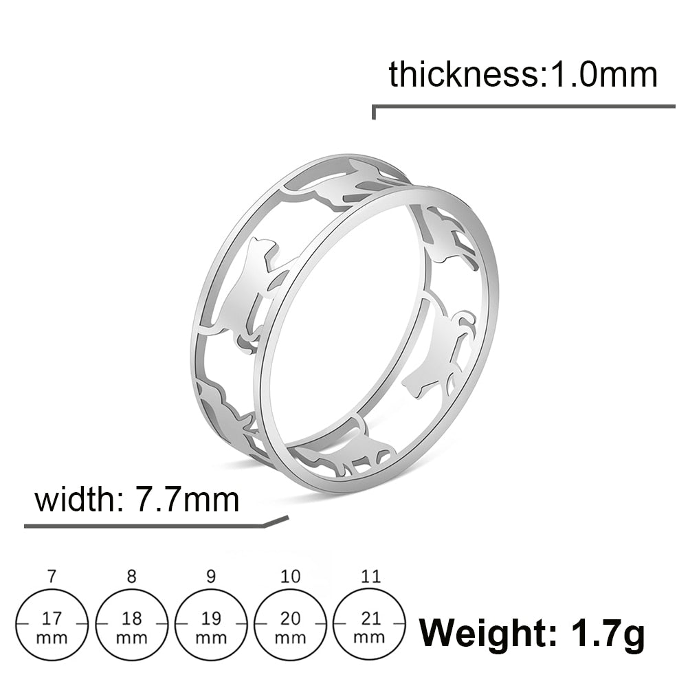 Minimalist Cat Ring