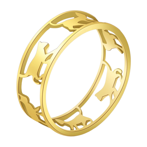 Minimalist Cat Ring