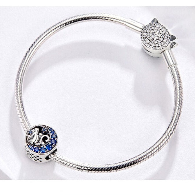 Moon and Cat Charm
