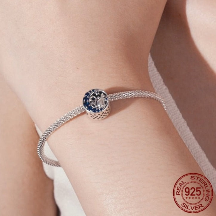 Moon and Cat Charm