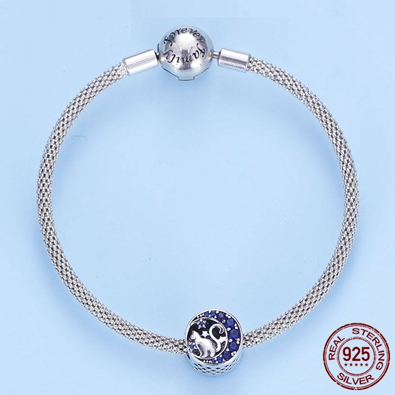 Moon and Cat Charm