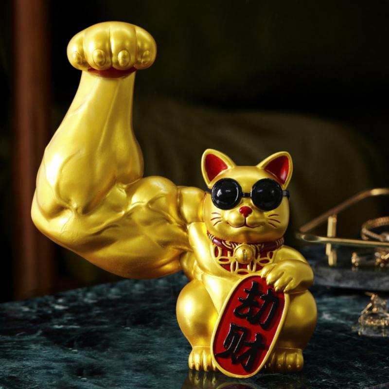 Muscle Lucky Cat