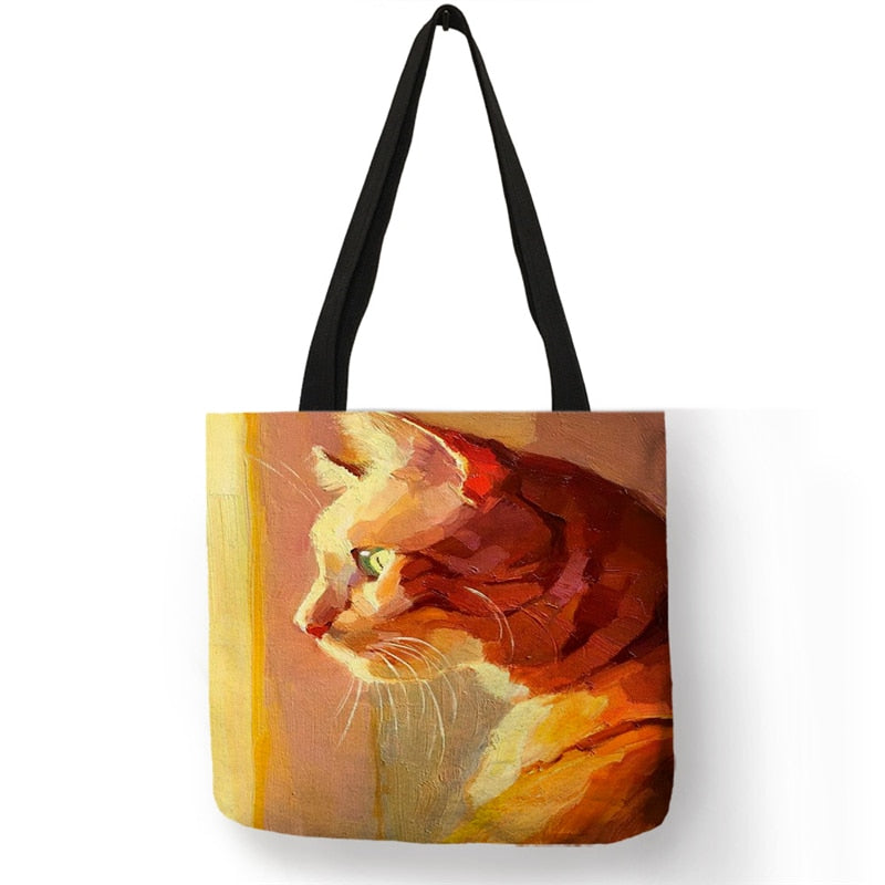 Orange Cat Purse