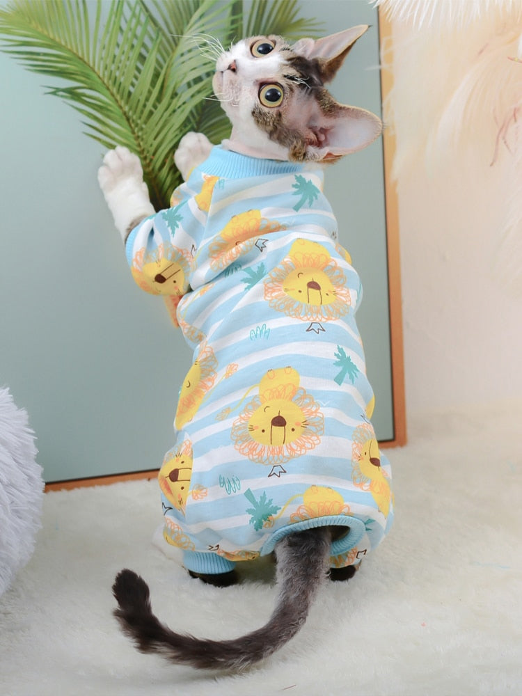 Overall Clothes for Cats