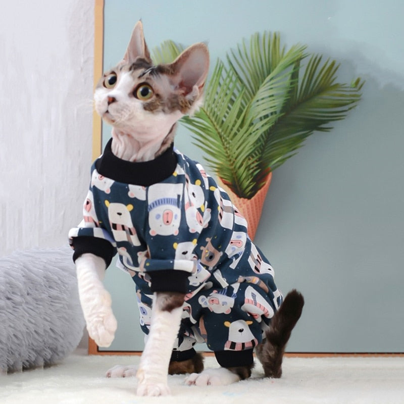 Overall Clothes for Cats