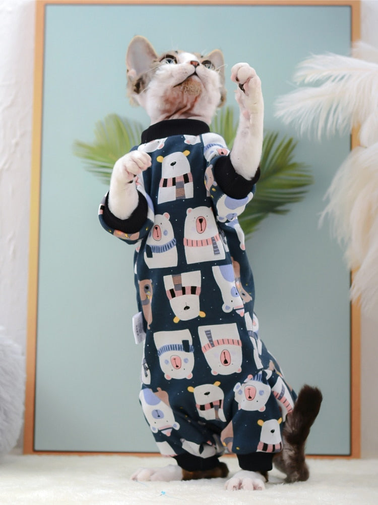 Overall Clothes for Cats