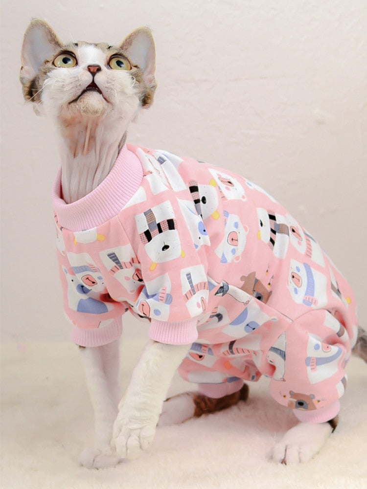 Overall Clothes for Cats