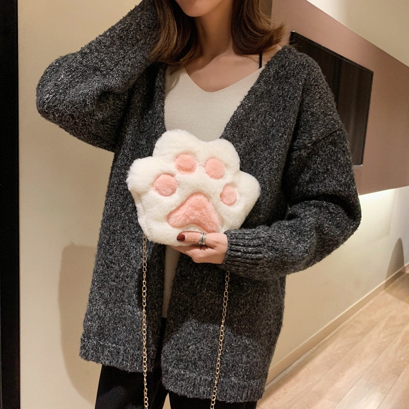 Paw Crossbody Cat Purse