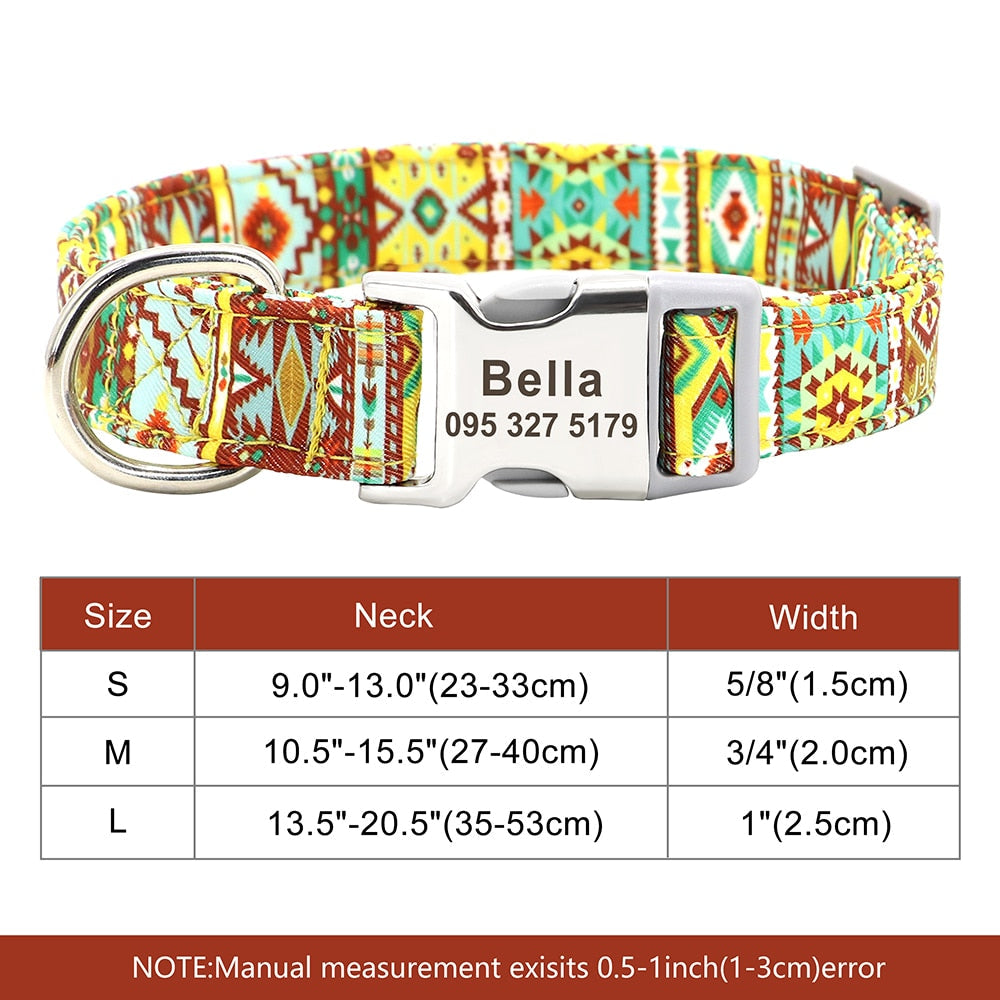 Personalized Embroided Cat Collar