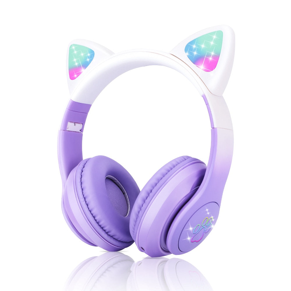 Pink Cat Ear Headphones
