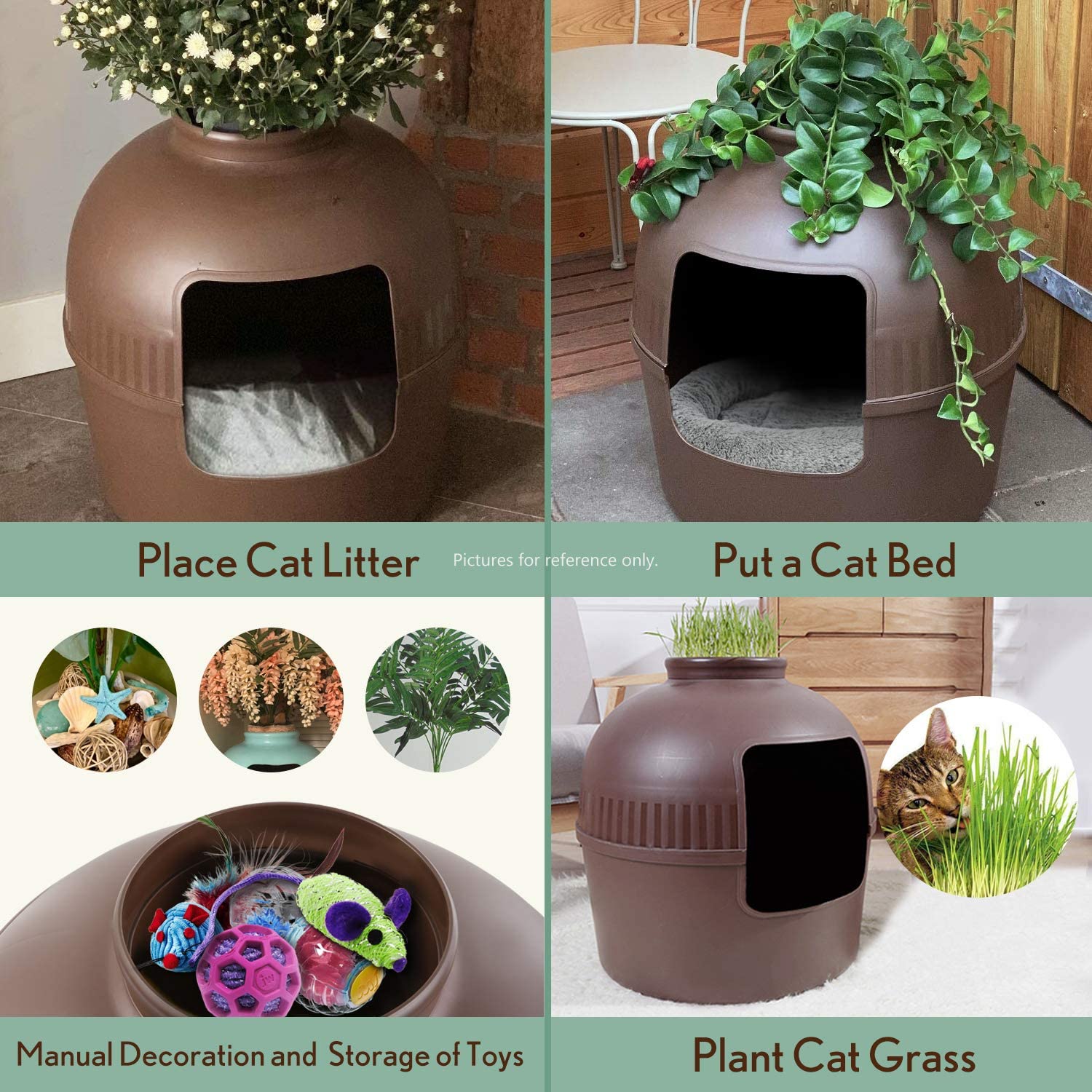 Plant Cat Litter Box