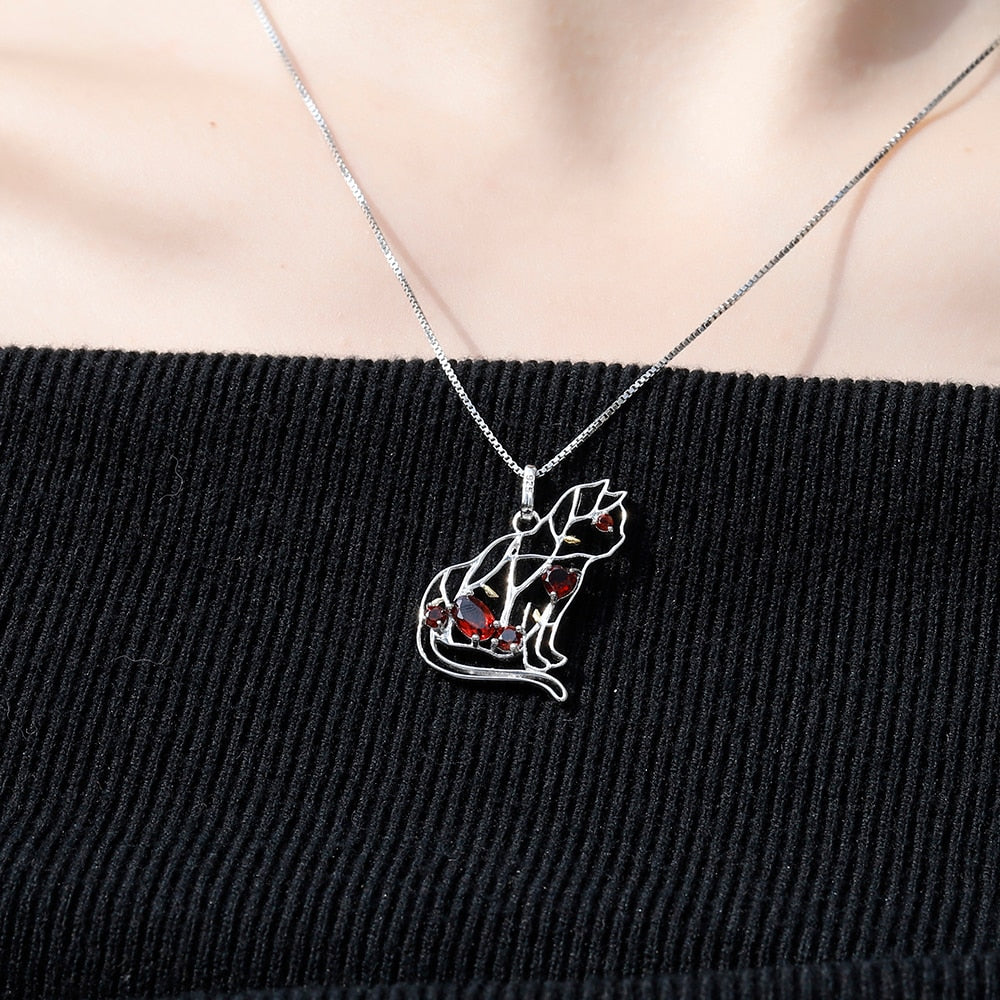 Red Cat Necklace