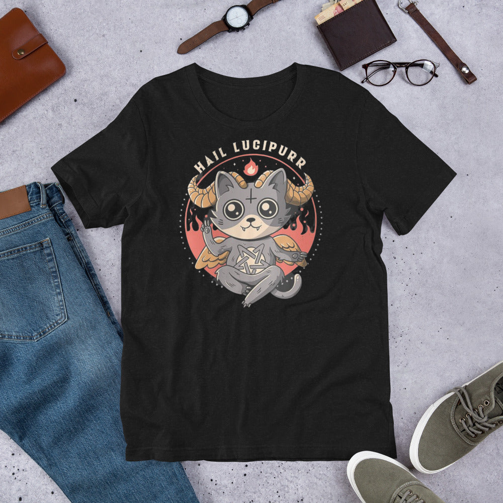 Satanic cat shirt