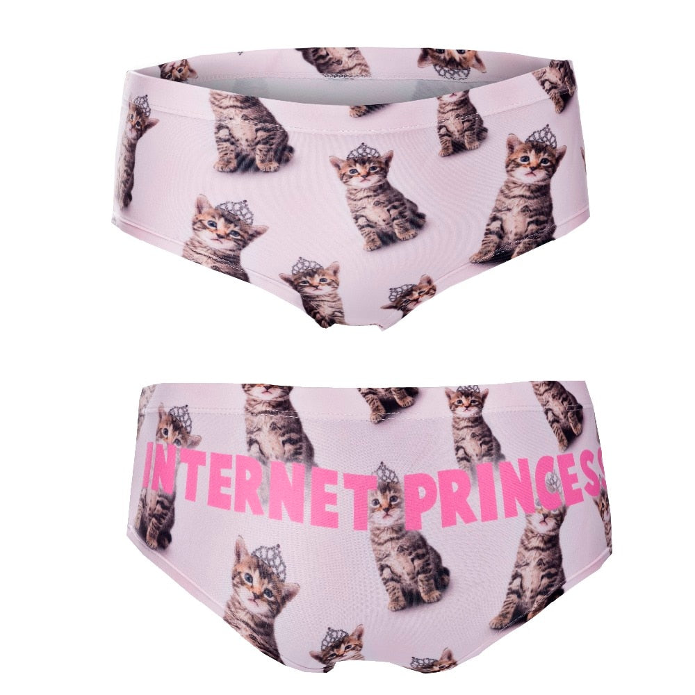 Sexy panties with cat