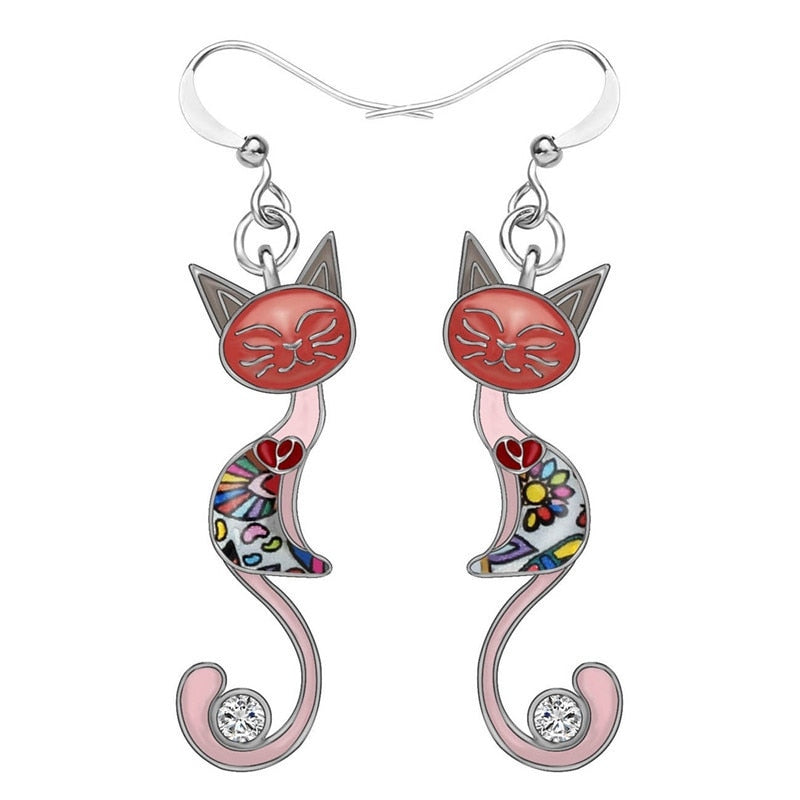 Siamese Cat Earrings