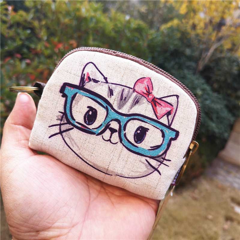 Simple Cat Coin Purse