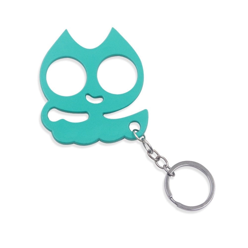 Stabby Cat Keychain