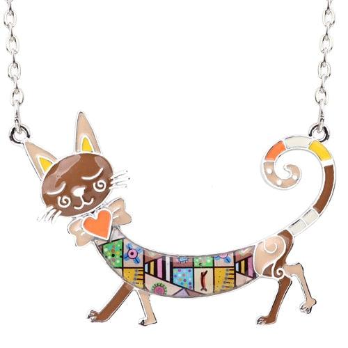 Steampunk Cat Necklace
