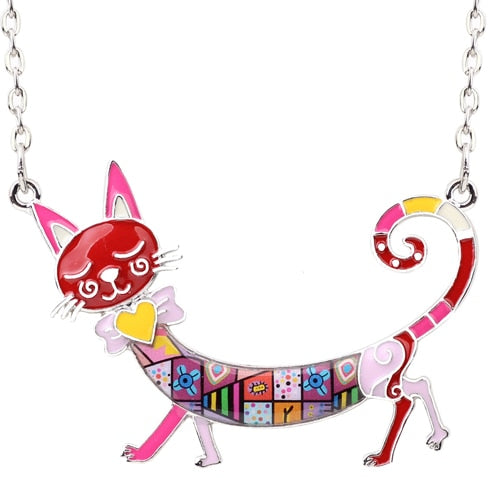 Steampunk Cat Necklace