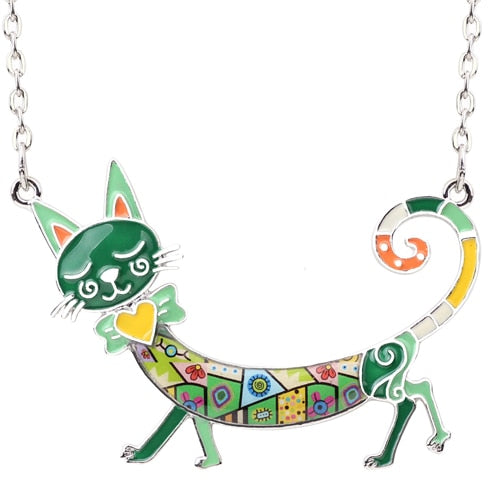 Steampunk Cat Necklace